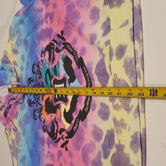 Harry Potter Hogwarts Tie Dyed Hoodie Womens Size XL Ladies Harry Potter Hogwart - Picture 11 of 11
